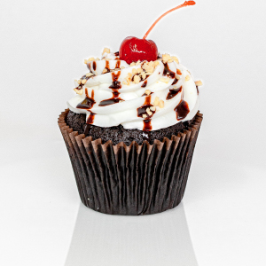 Hot Fudge Sundae Cupcake